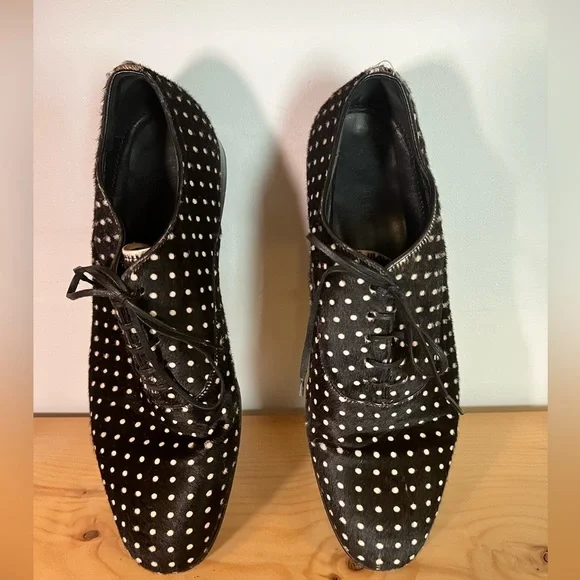 Vintage Alexander McQueen Calf Hair Lace Ups - Picture 7 of 7